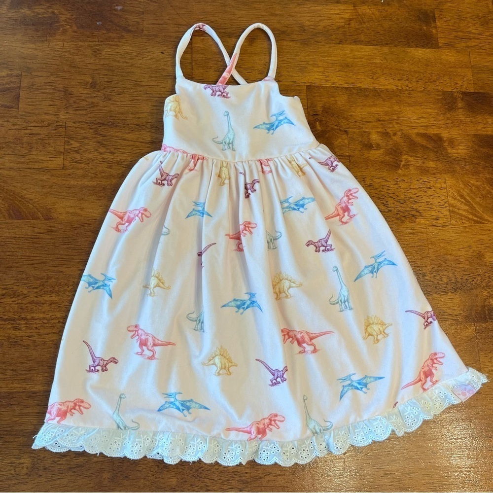Sweethoney Dinosaur maxi dress size 6 months